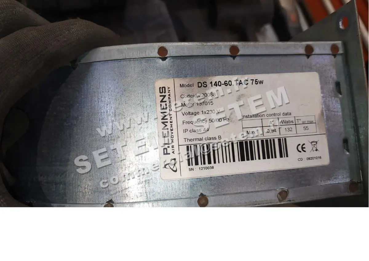 3938001088-VENTILATEUR LEMMENS DS140.60TAC *720088* 2
