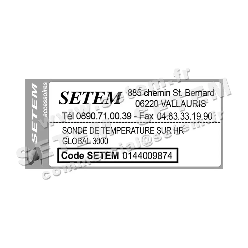 3938009874-SONDE LEMMENS DE TEMPERATURE SUR HR GLOBAL 3000 2