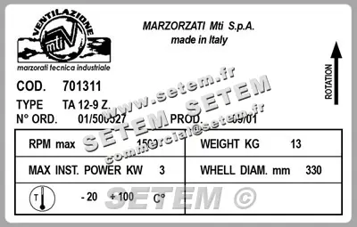 4306000005-VENTILATEUR MARZORATI TA.S/12.9 3