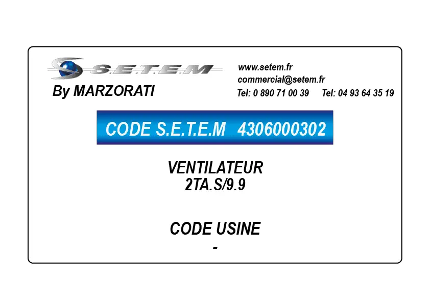 4306000302-VENTILATEUR MARZORATI 2TA.S/9.9