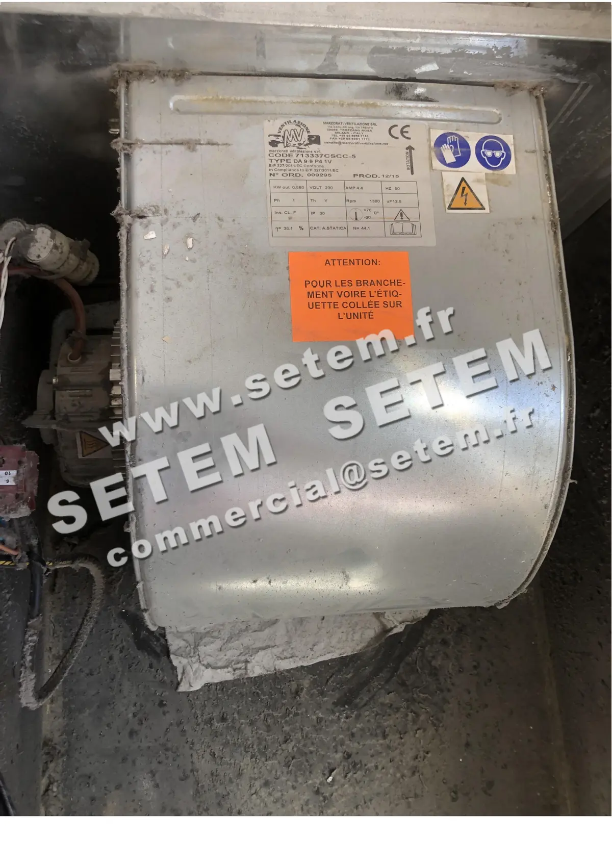 4306000691-VENTILATEUR MARZORATI DA9-9 560W 4P M230V 1V *713337CSCC-5*