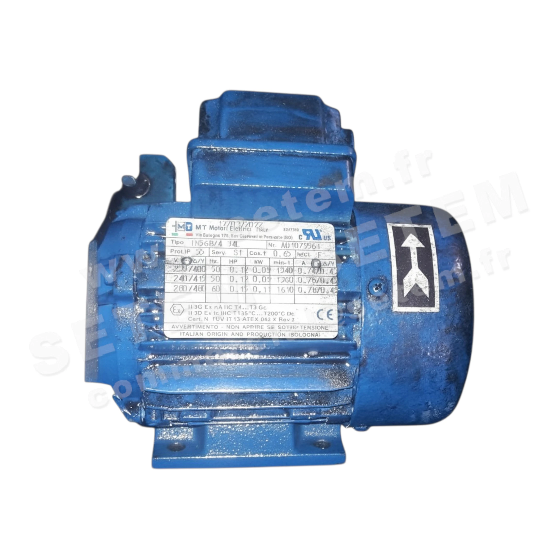 4329501004-MOTEUR MT 0.09KW 4P T230/400V HA56 B5 TN56B/4 II3GEXNAIICT4