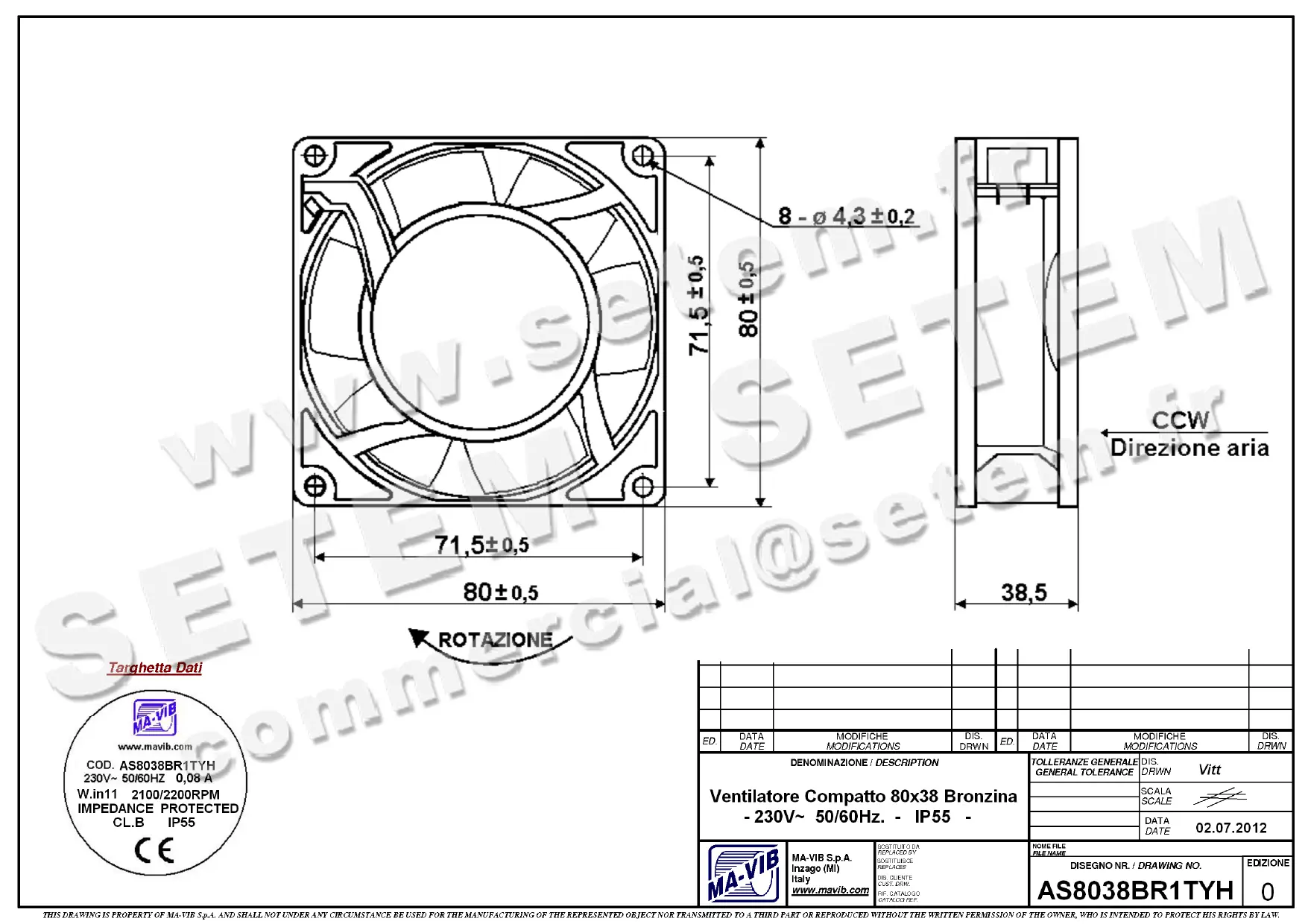 4332000004-VENTILATEUR MAVIB AS8038BR1TY 5
