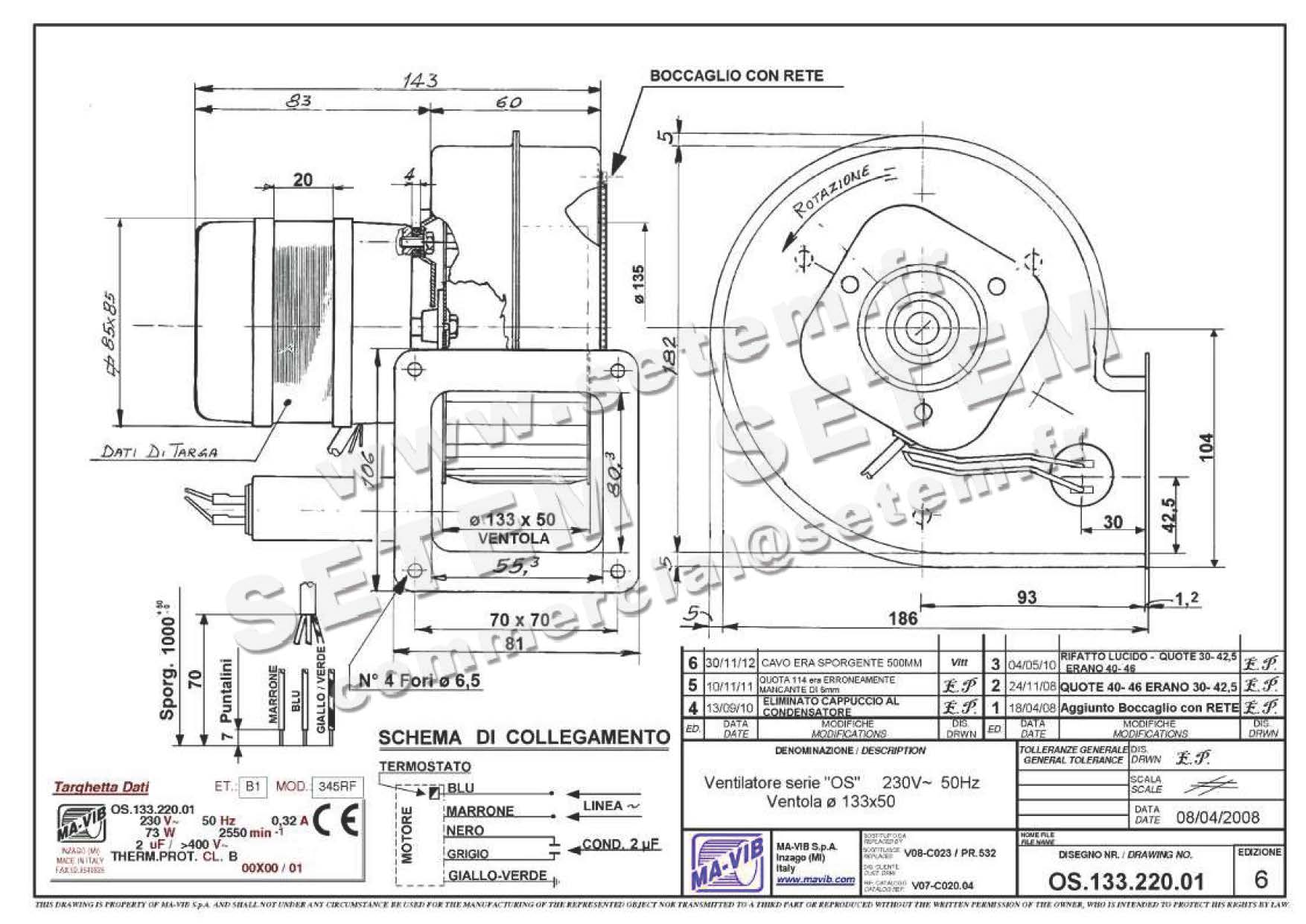 4332000160-VENTILATEUR MAVIB OS.133.220.01