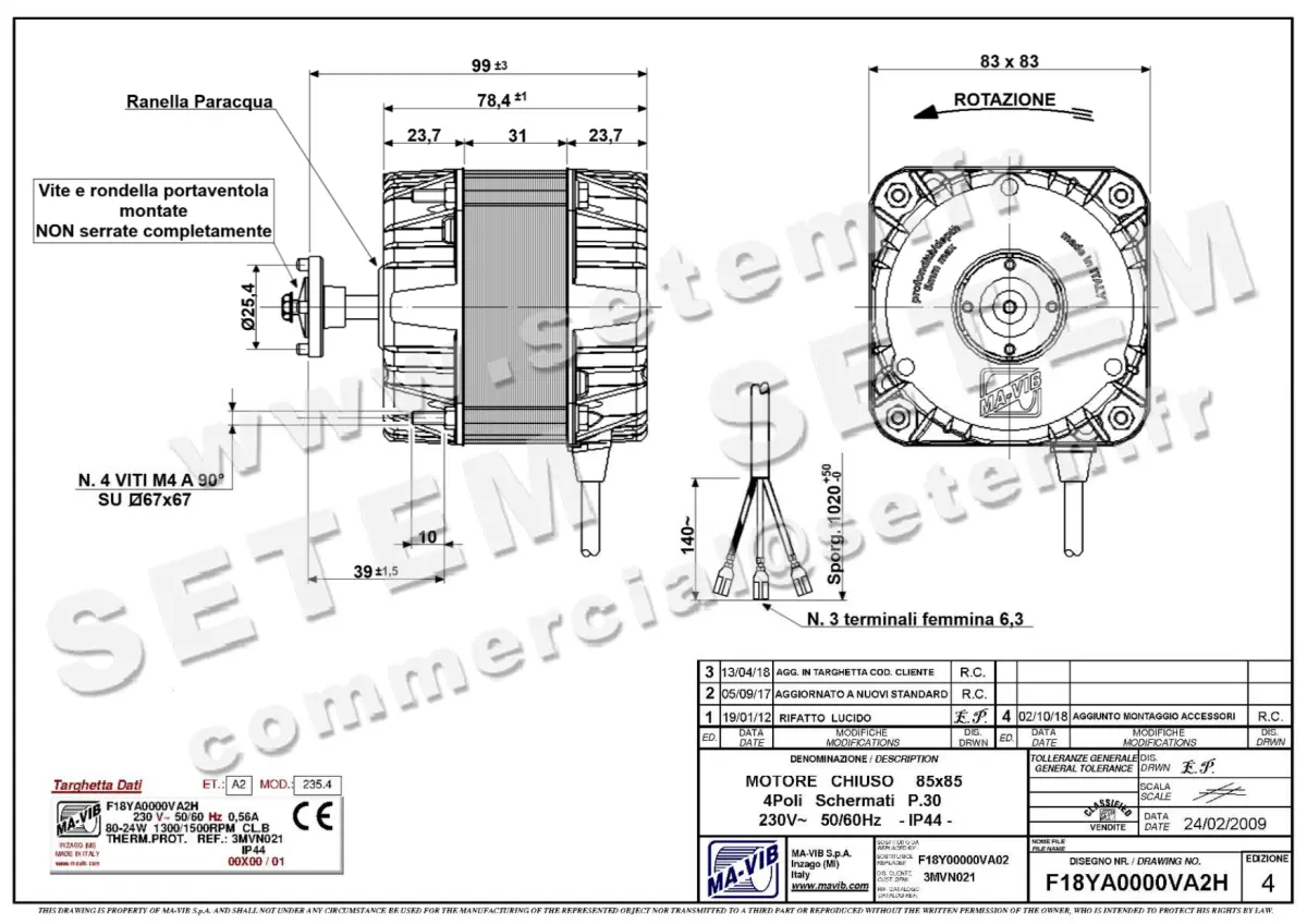 4332000501-MOTEUR MAVIB F18YA0000VA2H 2