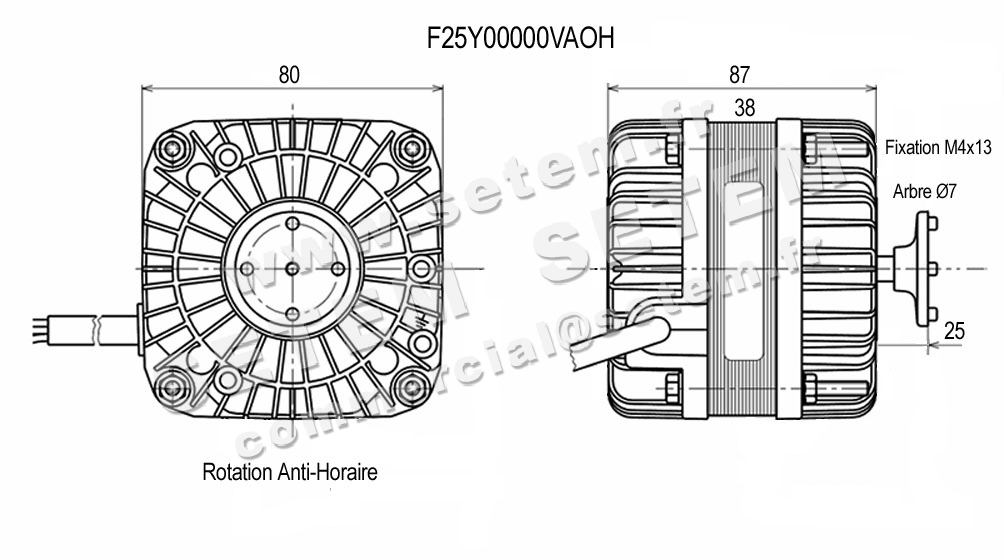 4332001222-MOTEUR MAVIB F25Y00000VA0H "121AA0068" 6