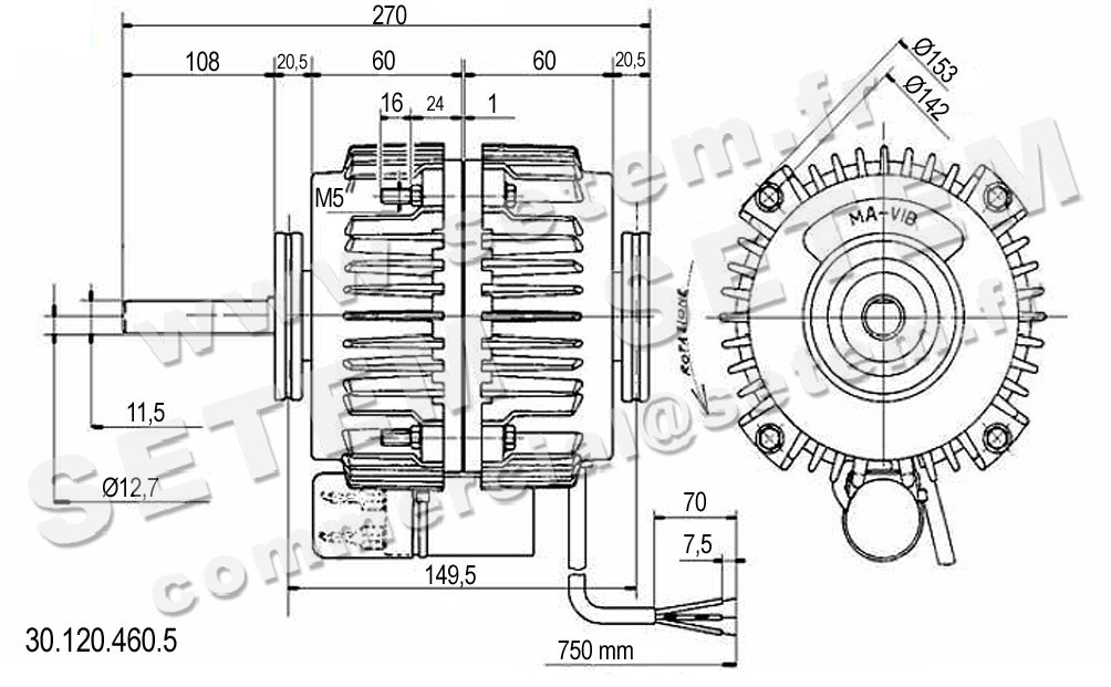 4332003433-MOTEUR MAVIB 30.120.460.5 4