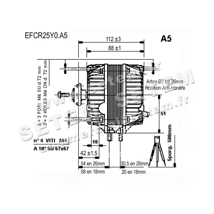 4332003496-VENTILATEUR MAVIB EFCR25Y0.A5 7