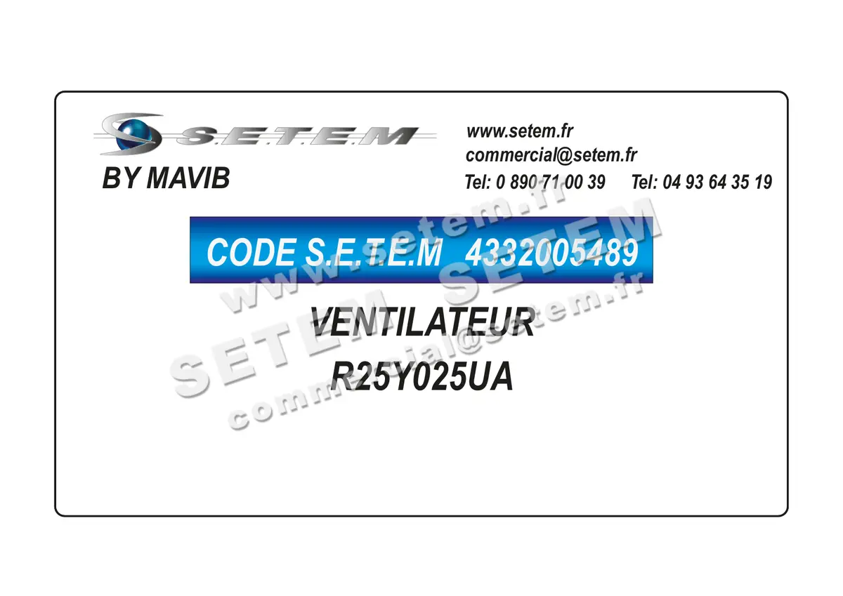 4332005489-VENTILATEUR MAVIB R25Y025UA 8