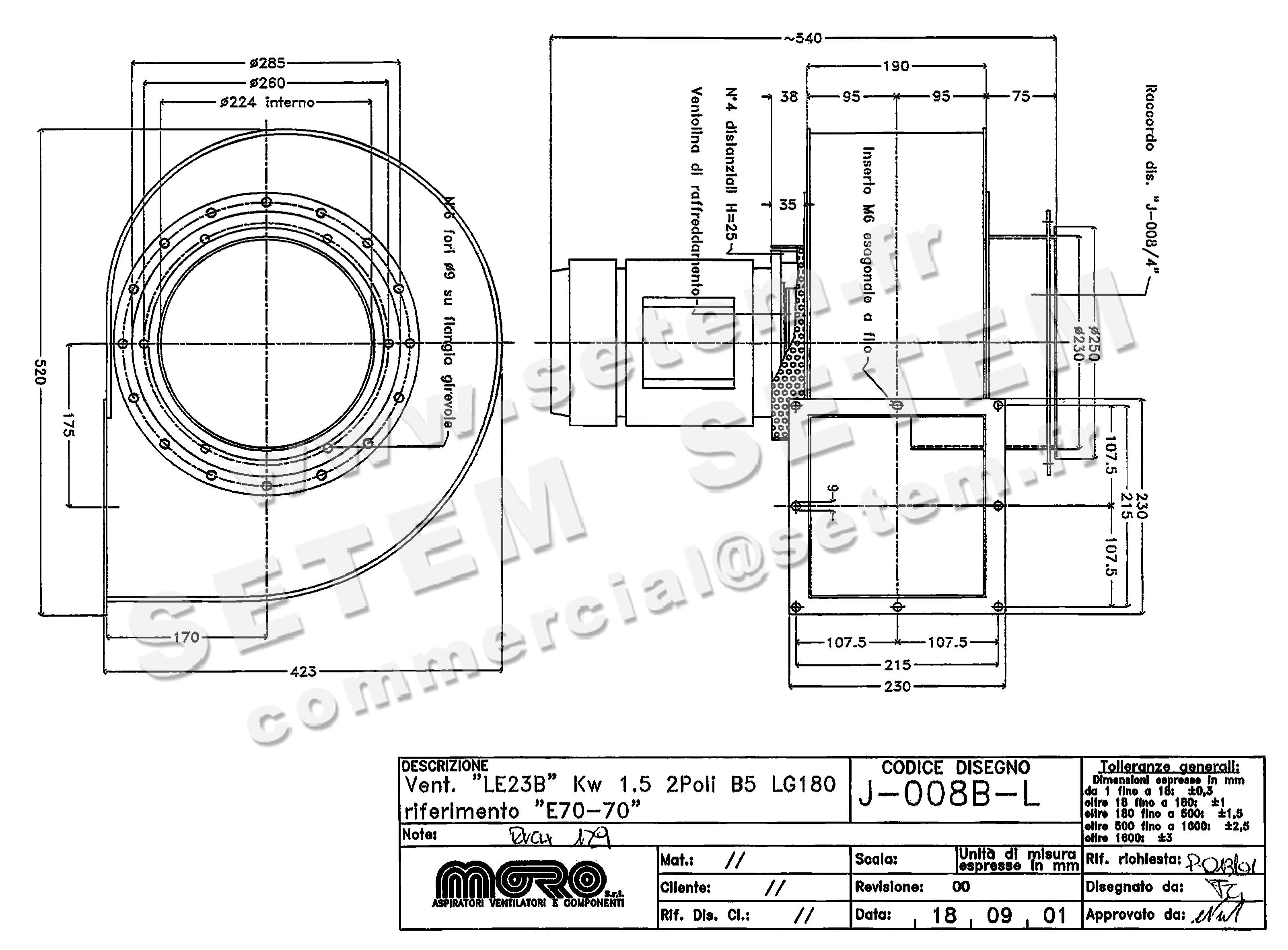 4335001215-VENTILATEUR MORO LE23BL.70