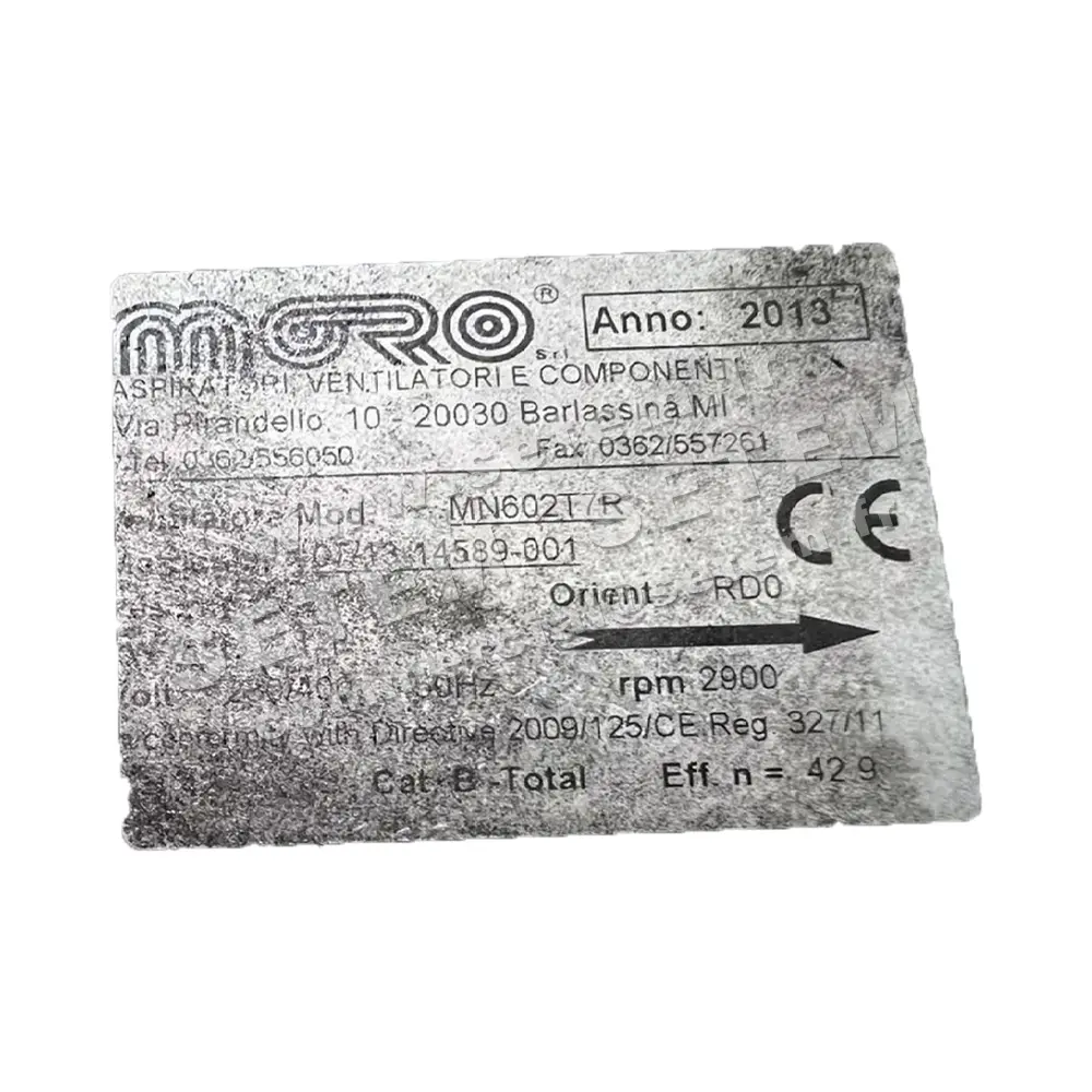 4335006110-VENTILATEUR MORO MN602T7R RD 0° 1.10KW 2P T230/400V