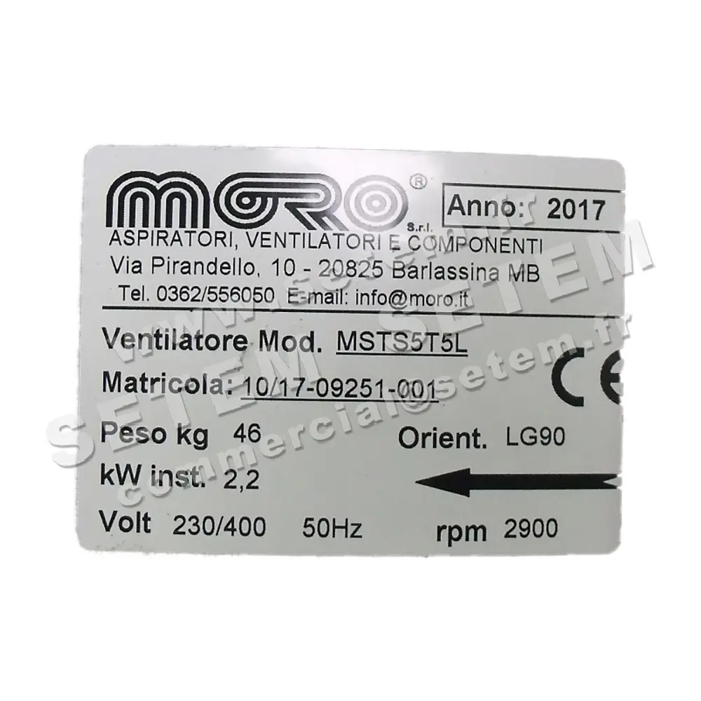 4335008455-VENTILATEUR MORO MSTS5T5L