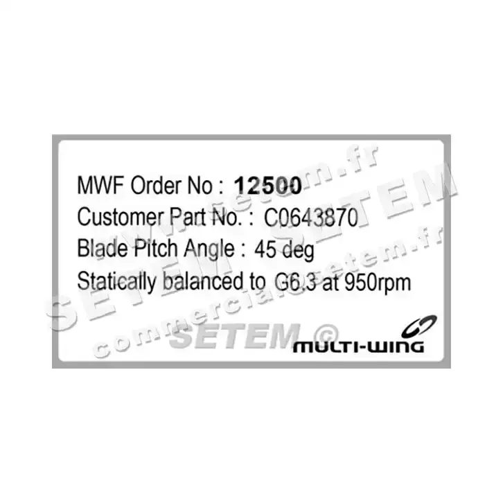 4337000000-HELICE 300/4.8/45/AL/3HL/24/8/A MULTIWING 3
