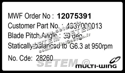 4337000013-HELICE 400/6.6/35/AL/3HR/16/5/A MULTIWING 3