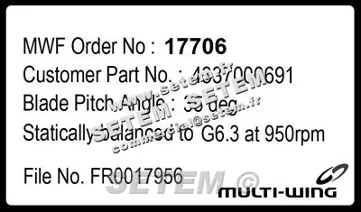 4337000691-HELICE 690/4.8/35/AL/4ZL/28/8/A MULTIWING 3