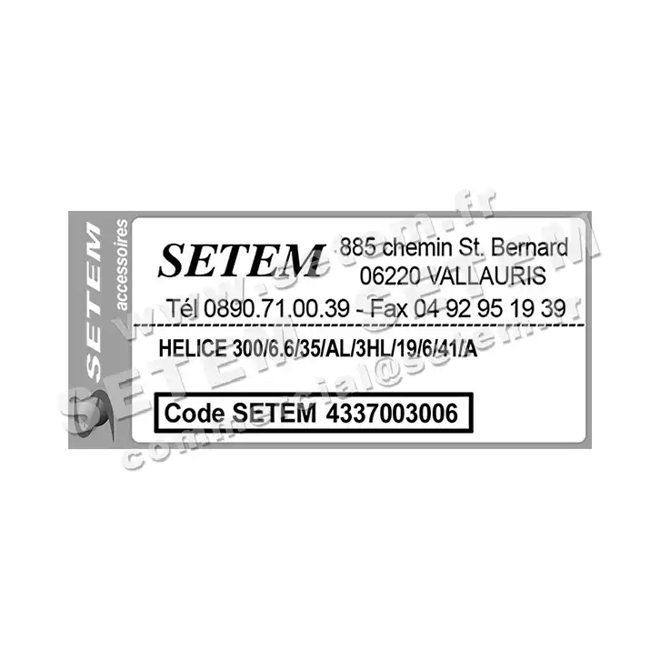 4337003006-HELICE 300/6.6/35/AL/3HL/19/6/41/A MULTIWING 3