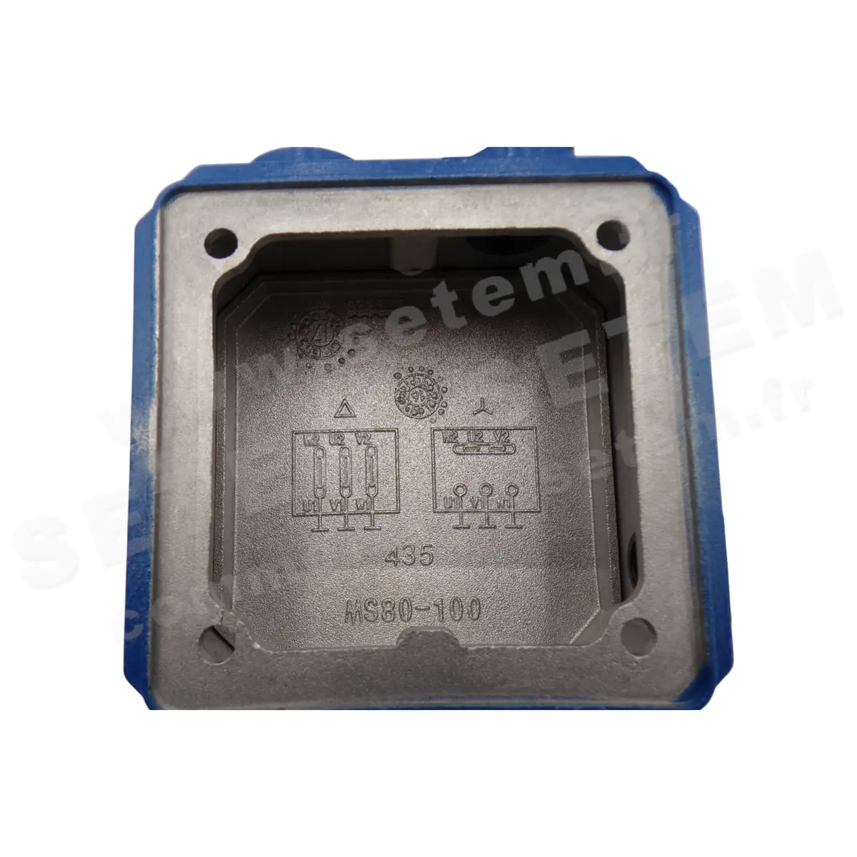 4351508503-BOITE A BORNES EMC ELECTRIC MOTORS SUR MOTEUR MSE3-80B6 3