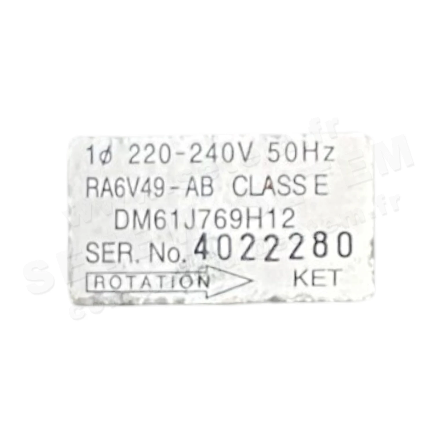 4359506239-MOTEUR MITSUBISHI RA6V49-AB