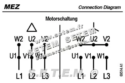 4360000081-MOTEUR MEZ 2.20KW 2P T230/400V HA90 B5 7AA90L02 3