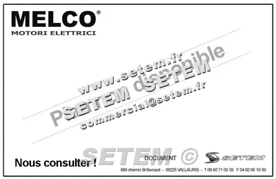 4366001852-MOTEUR MELCO VARIABLE 0.75KW 4P M230V HA80 B14 MYT80B.4