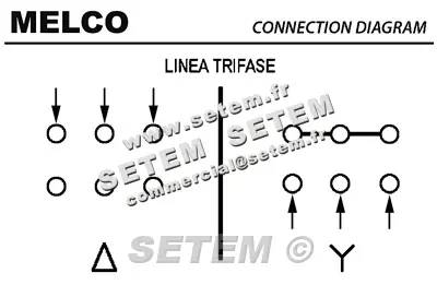 4366005012-MOTEUR MELCO 0.25/0.13KW 4/8P T400V HA71 B14 ET71A.4/8 2
