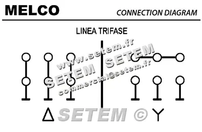 4366006805-MOTEUR MELCO VARIABLE 0.18KW 4P T230/400V HA63 B5 MS63B.4 2