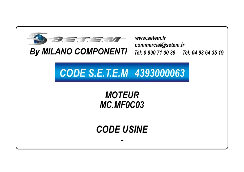 4393000063-MOTEUR MC MC.MF0C03