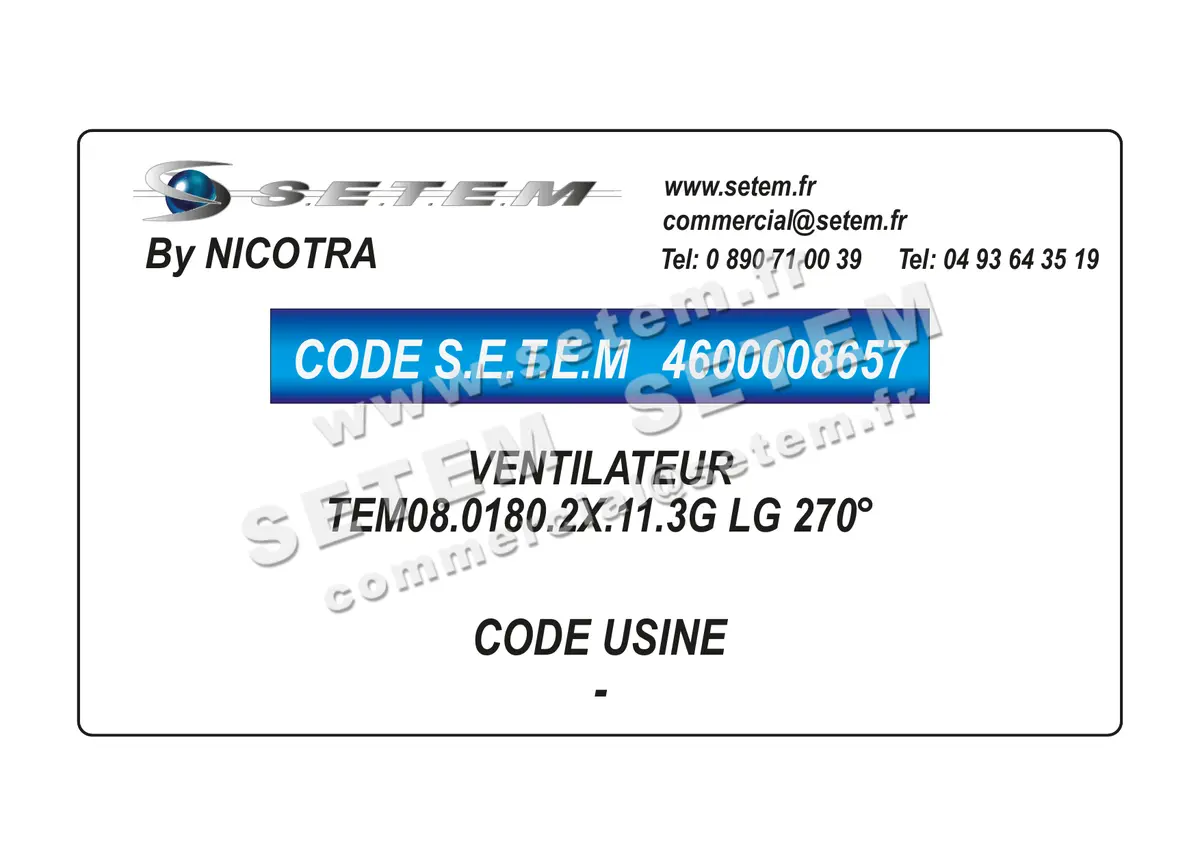 4600008657-VENTILATEUR NICOTRA TEM08.0180.2X.11.3G LG 270°