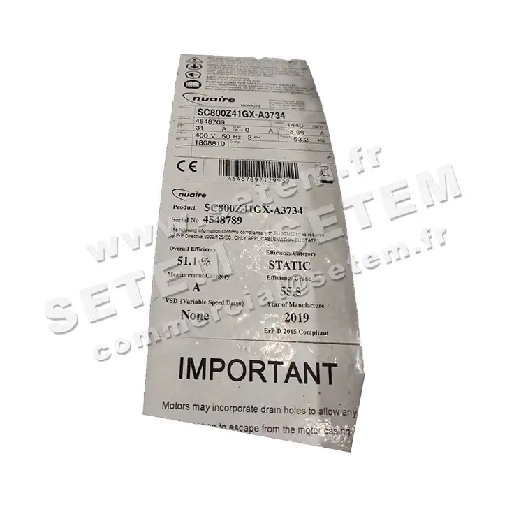 4623002857-VENTILATEUR NUAIRE SC800Z41GX-A3734