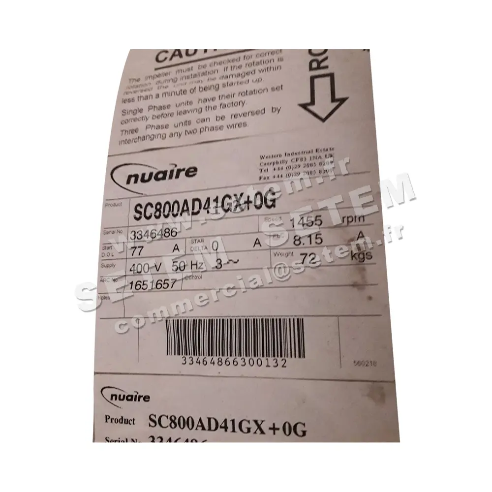 4623005639-VENTILATEUR NUAIRE SC800AD41GX+0G