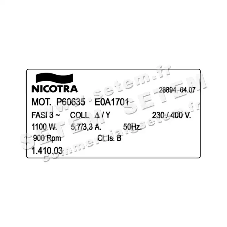 4624000067-MOTEUR P60635E0A1701 *141003* 3