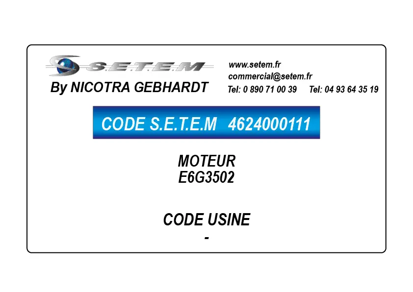 4624000111-MOTEUR E6G3502