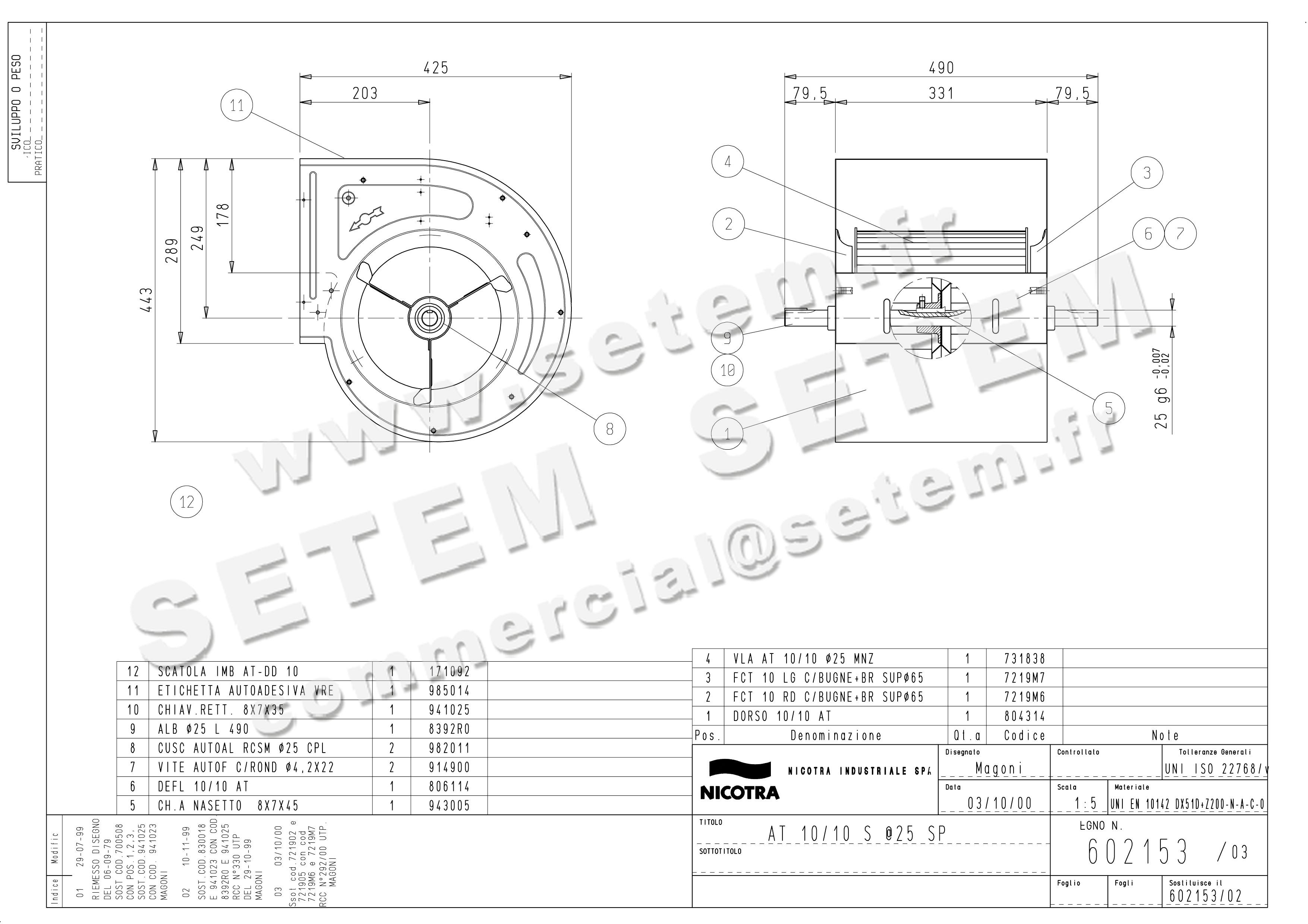 4624000270-VENTILATEUR NICOTRA GEBHARDT AT10/10S *602153*