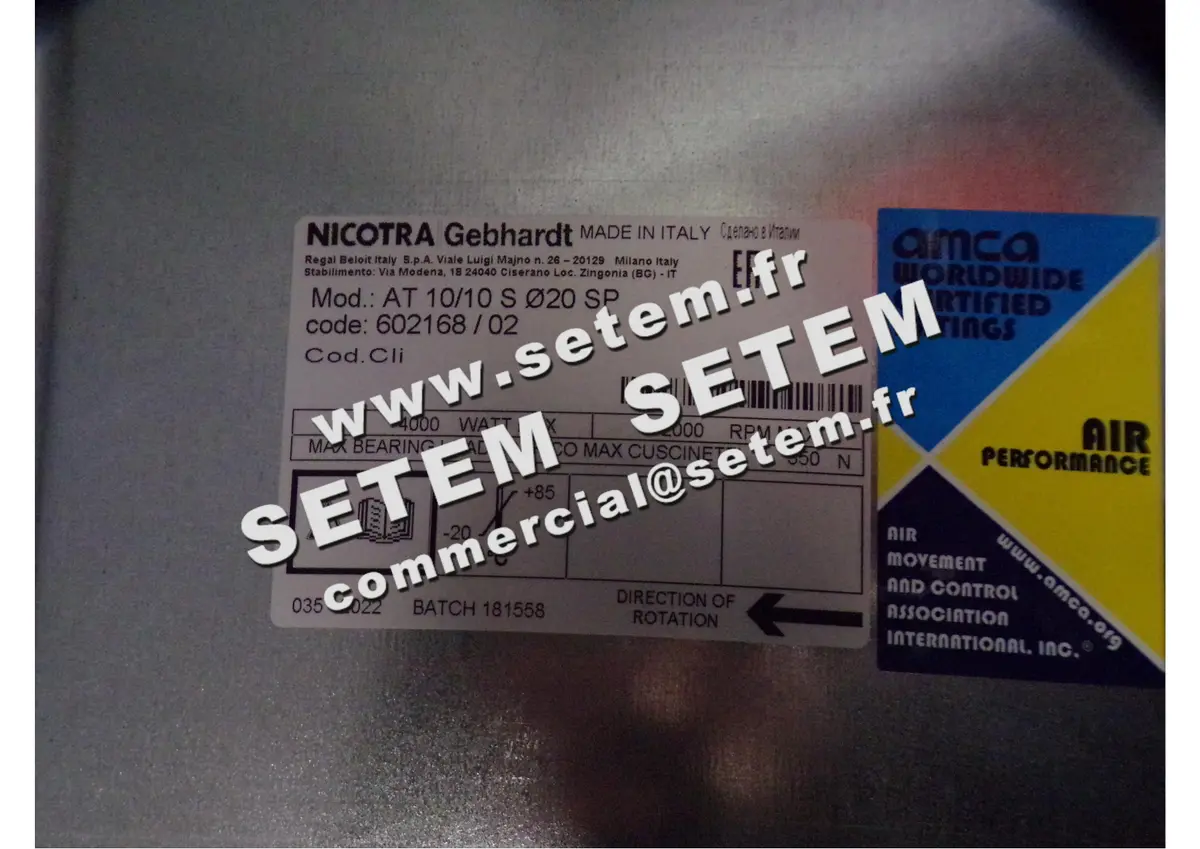 4624000274-VENTILATEUR NICOTRA GEBHARDT AT10/10S *602168* 6