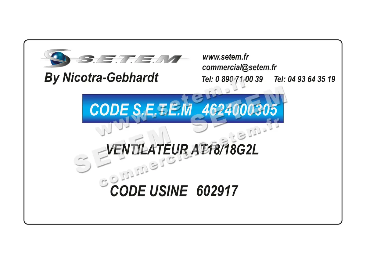 4624000305-VENTILATEUR NICOTRA GEBHARDT AT18/18G2L *602917*