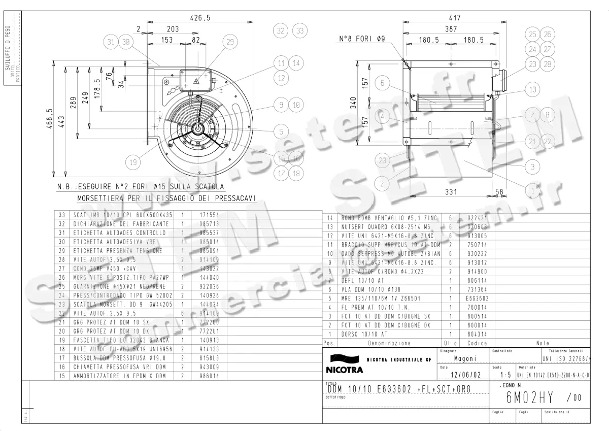 4624000687-VENTILATEUR NICOTRA GEBHARDT DDM10/10 515W 6P M230V 1V E6G3602 +BR+BB+GRA *6M02HY*