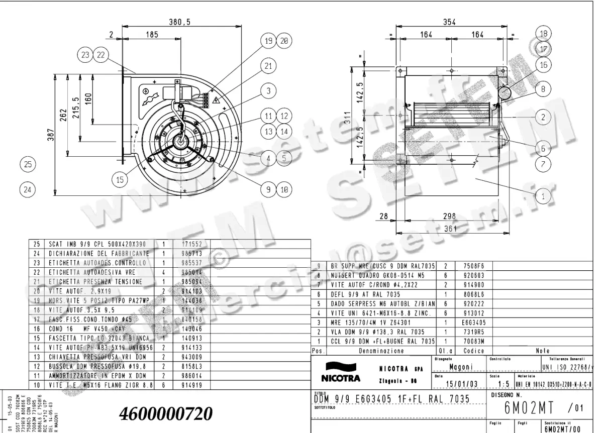4624000720-VENTILATEUR NICOTRA GEBHARDT DDM9/9 420W 4P M230V 1V E6G3405 +BR+PE *6M02MT*