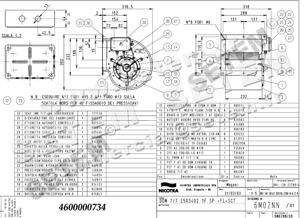 4624000734-VENTILATEUR NICOTRA GEBHARDT DDM7/7 184W 4P M230V 1V E5G3402 SP +BR+BB *6M02NN*