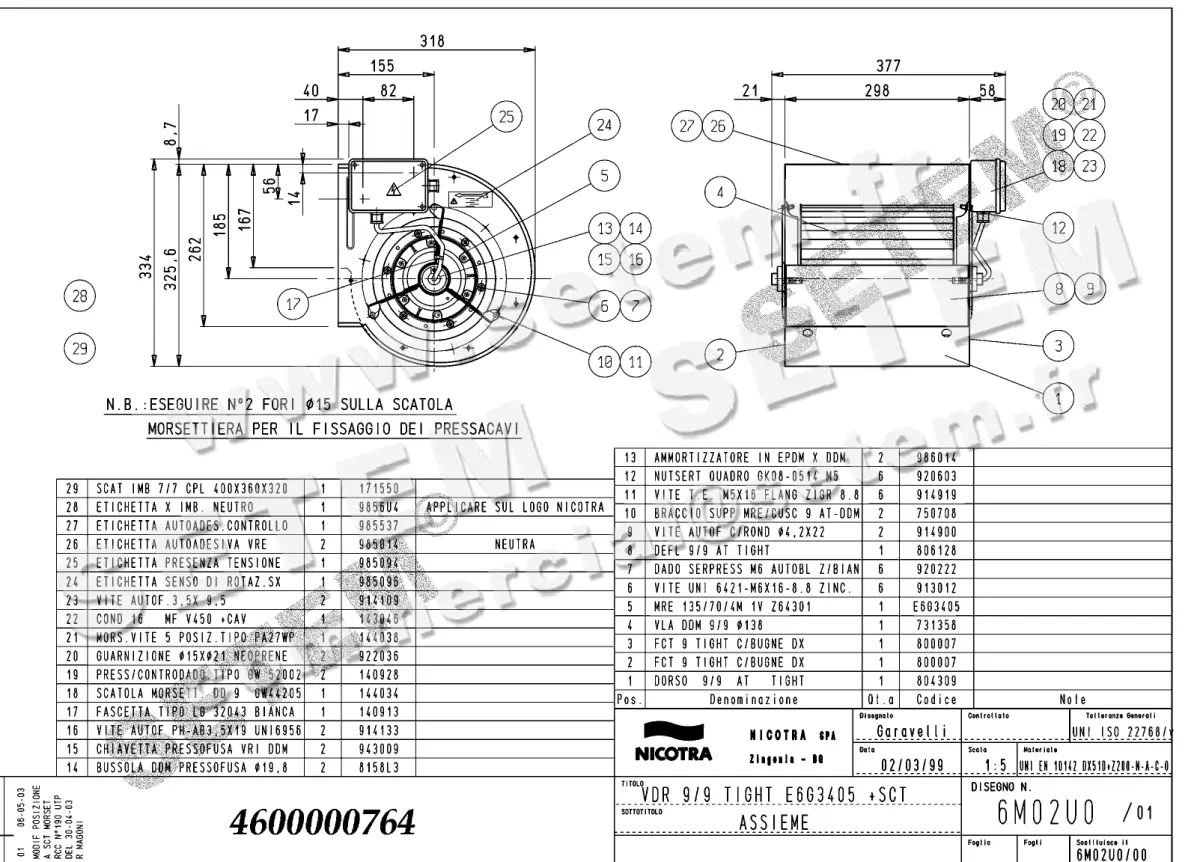 4624000764-VENTILATEUR NICOTRA GEBHARDT VDR9/9TIG 420W 4P M230V 1V E6G3405 +BB *6M02U0*