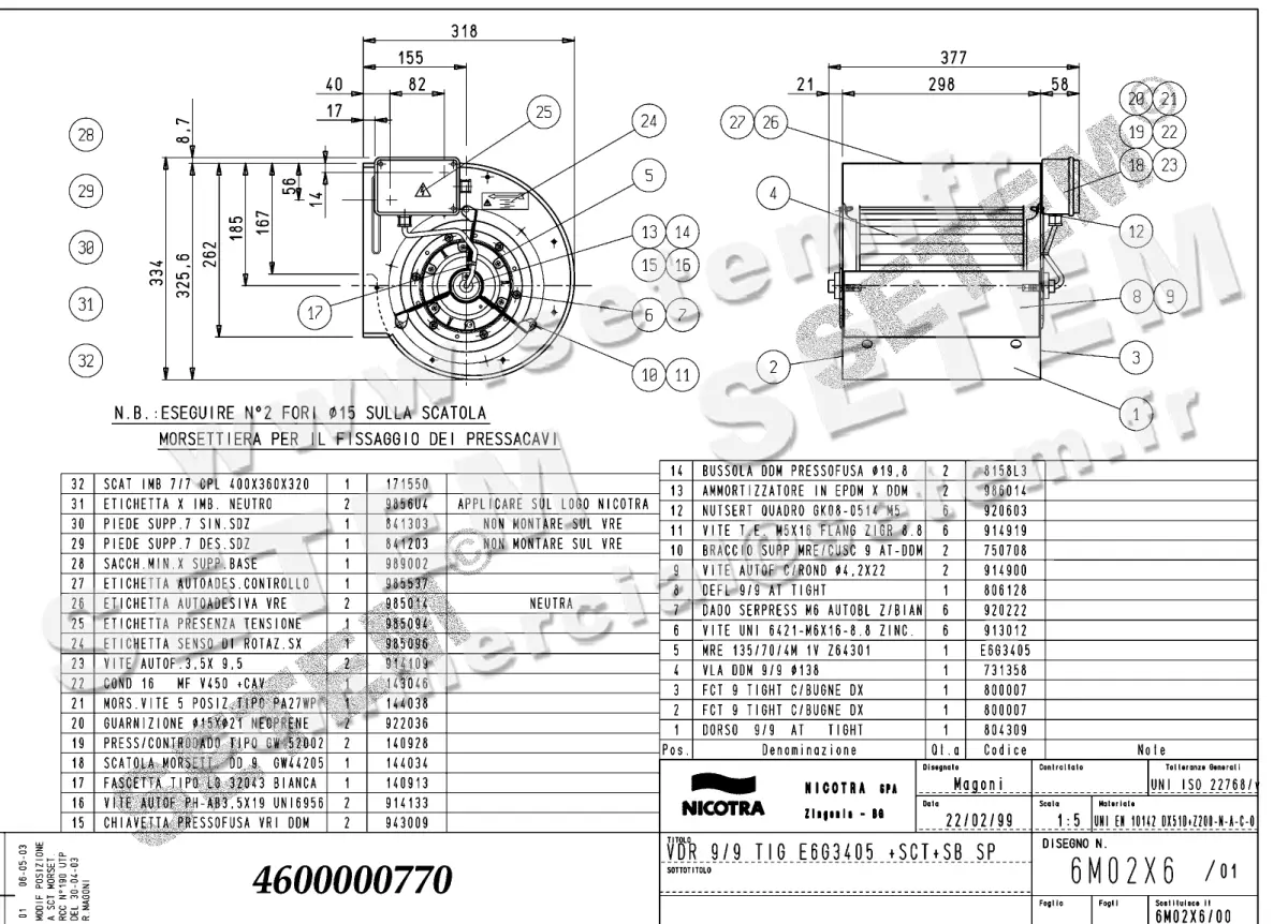 4624000770-VENTILATEUR NICOTRA GEBHARDT VDR9/9TIG 420W 4P M230V 1V E6G3405 SP +PI+BB *6M02X6*