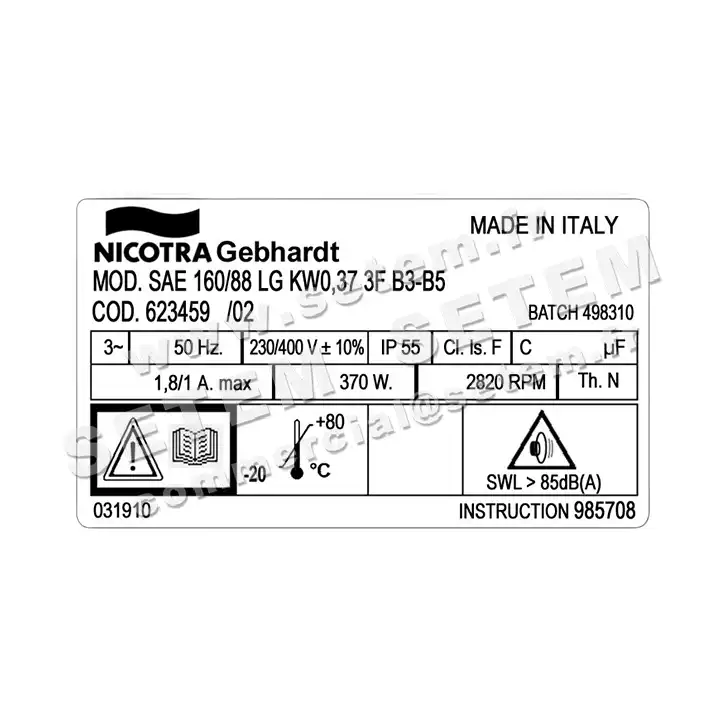 4624000790-VENTILATEUR NICOTRA GEBHARDT SAE160/88LG SKH71.2A *623459* 3