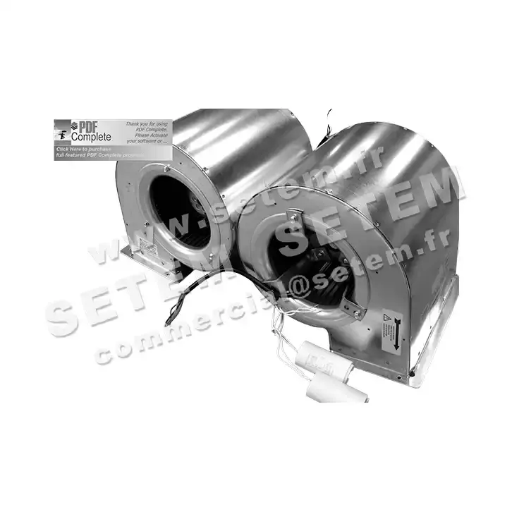 4624001009-VENTILATEUR NICOTRA GEBHARDT DDM146/190 140W 2P M230V 1V +BR *6102XW* 2