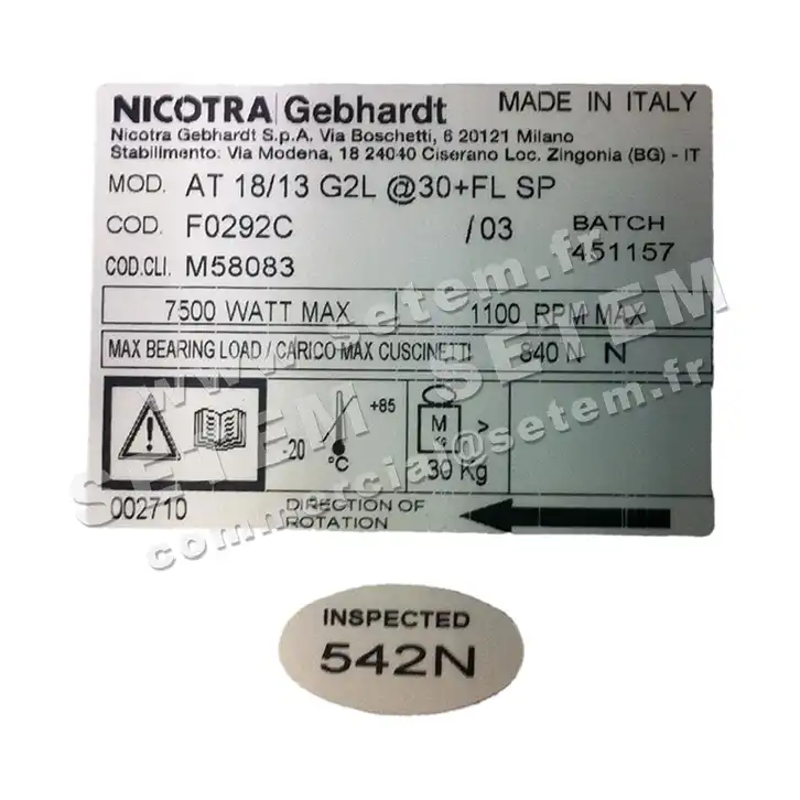 4624001046-VENTILATEUR NICOTRA GEBHARDT AT18/13G2L +BR *F0292C*