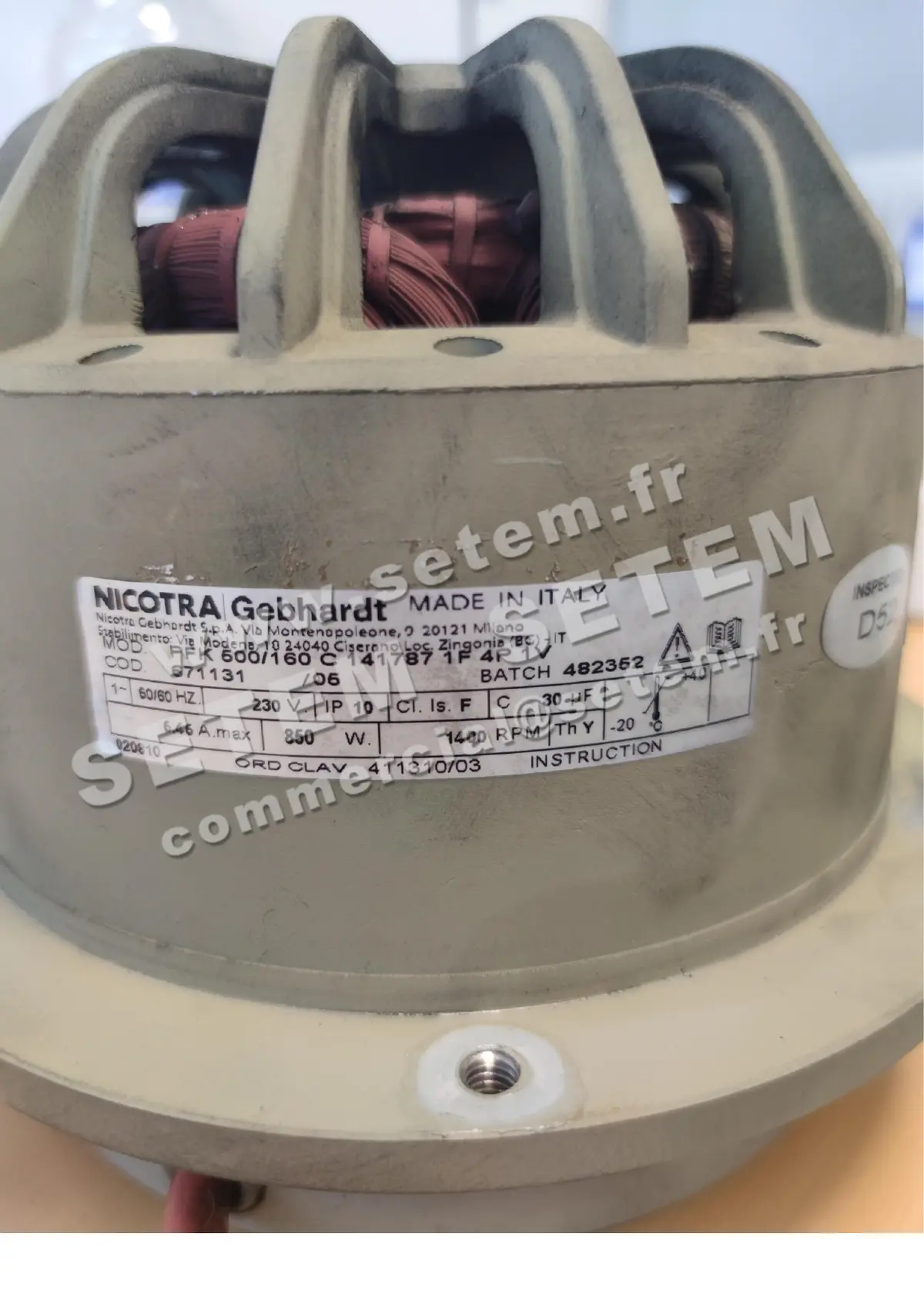 4624001070-MOTOTURBINE NICOTRA GEBHARDT PFK500/160 4P 1V 141787 *671131*