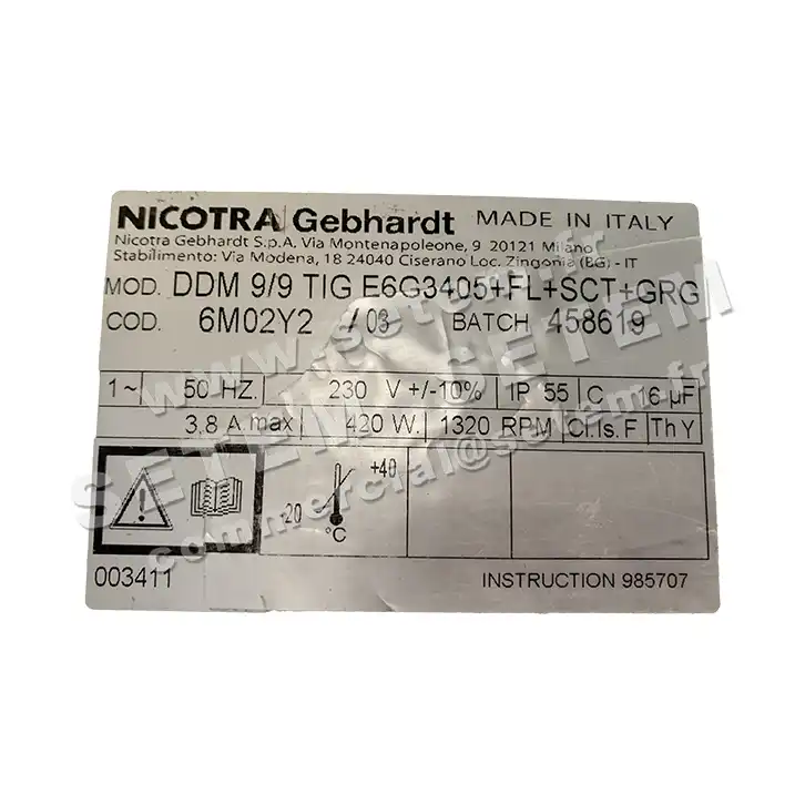 4624001392-VENTILATEUR NICOTRA GEBHARDT DDM9/9TIG 420W 4P M230V 1V E6G3405 +BR+BB+GRA *6M02Y2* 3