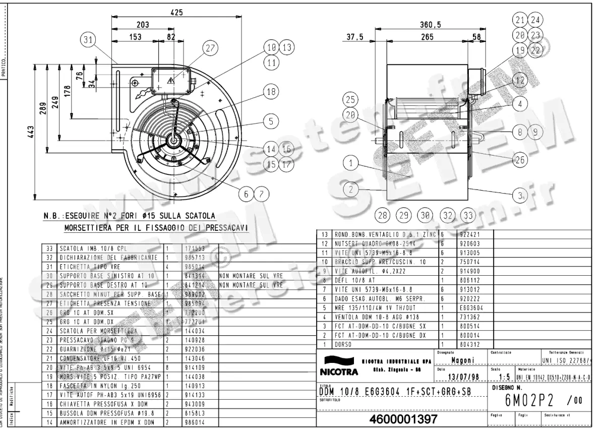 4624001397-VENTILATEUR NICOTRA GEBHARDT DDM10/8 550W 4P M230V 1V E6G3604 +PI+BB+GR *6M02P2*
