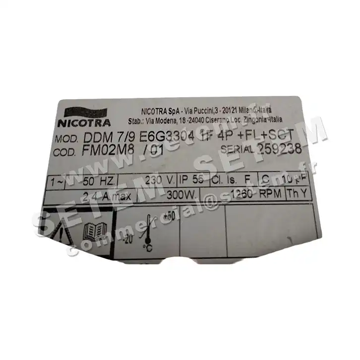 4624001472-VENTILATEUR NICOTRA GEBHARDT DDM7/9 300W 4P M230V 1V E6G3304 +BR+BB *FM02M8*