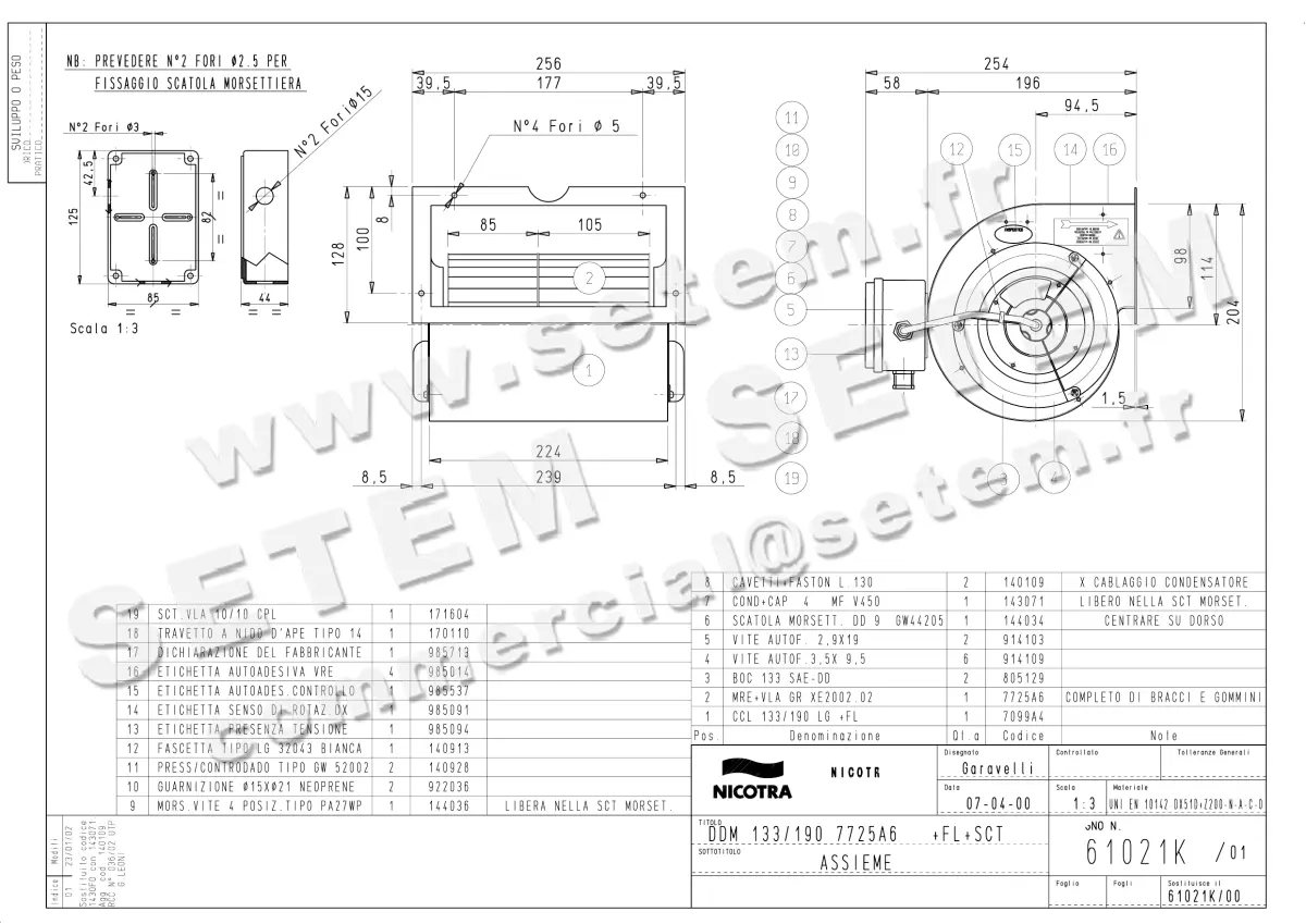 4624001479-VENTILATEUR NICOTRA GEBHARDT DDM133/190 7725A6 +BR+BB *61021K*