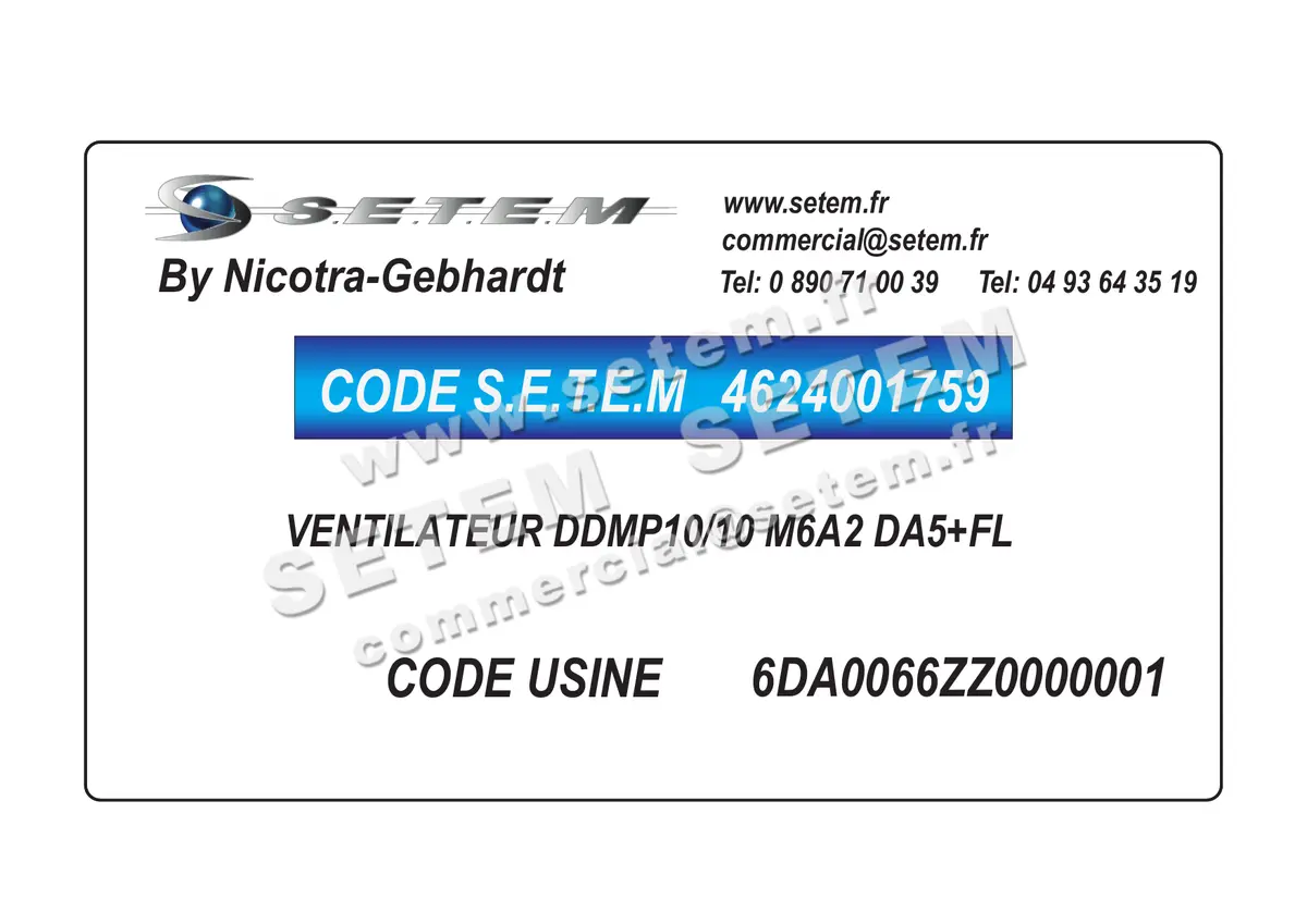 4624001759-VENTILATEUR NICOTRA GEBHARDT DDMP10/10 M6A2 DA5+FL *6DA0066ZZ0000001*