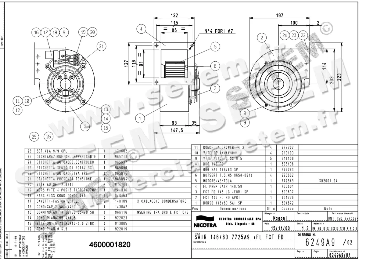 4624001820-VENTILATEUR NICOTRA GEBHARDT SAIR146/63 7725A9 +BR *6249A9*